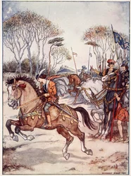 En fin udstilling af horsemanship, illustration fra 
